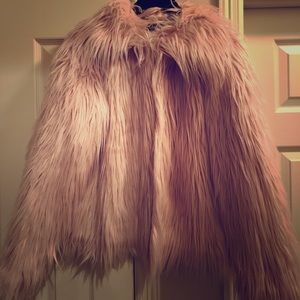 Faux fur jacket